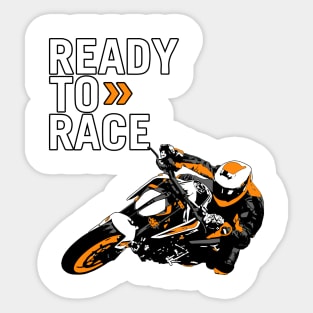 Ready To Race Sticker